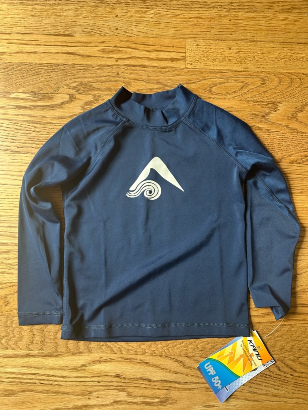 NWT Kanu Surf Toddler Boys Rash Guard in Navy, size 3T